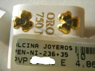 pendientes ni&ntilde;a